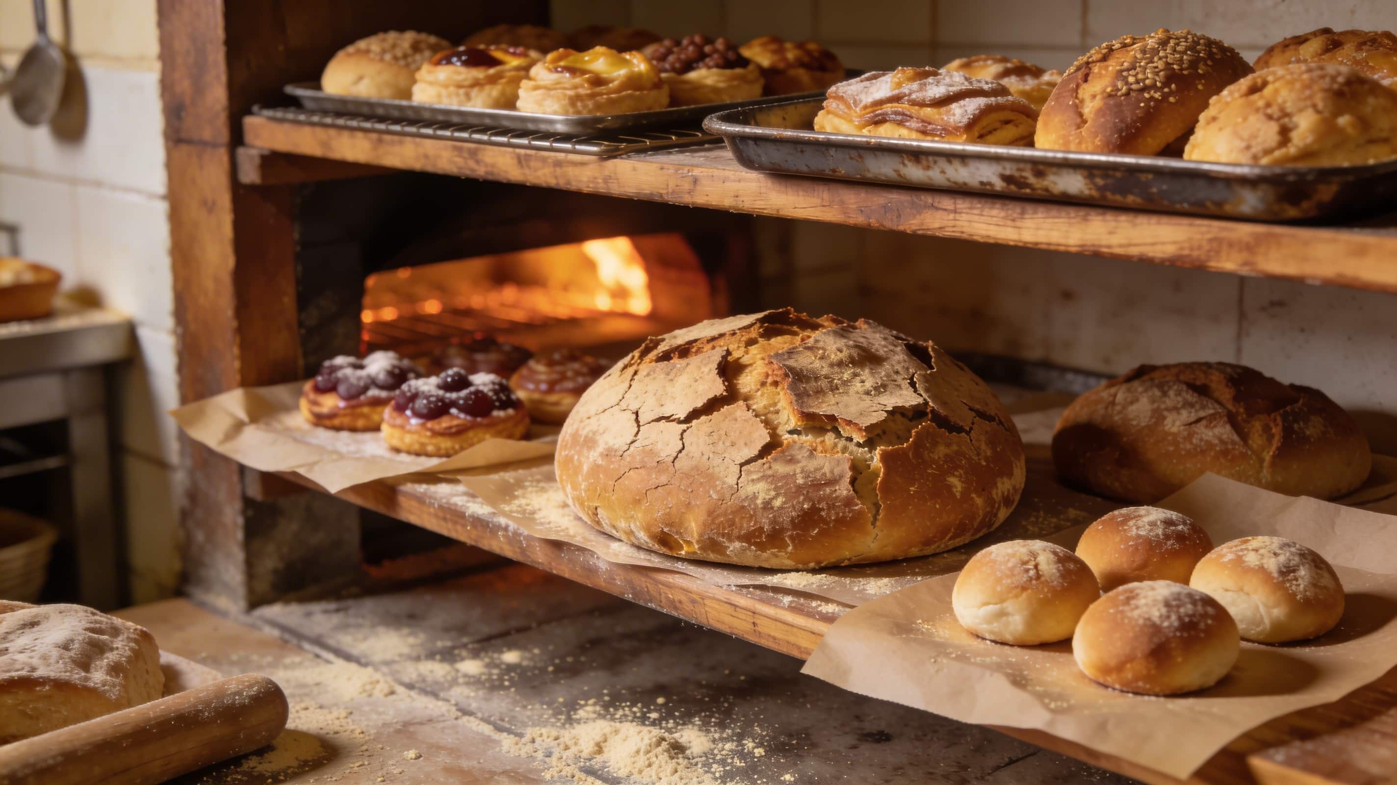 Frische portugiesische Backwaren